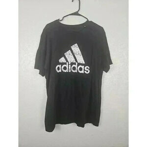 Adidas Black Short Sleeve Tee Mens Go To T Shirt Size Large